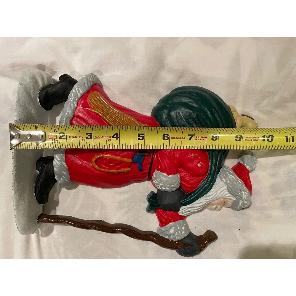 Old World Christmas Santa‎ Claus Cast Iron Figurine Door Stop Christmas Holiday